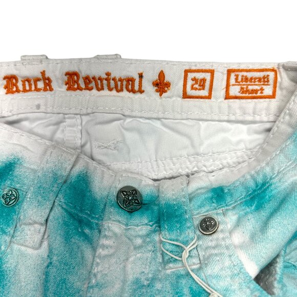 Reworked Rock Revival Liberati Denim Shorts (29) - Picture 10 of 11